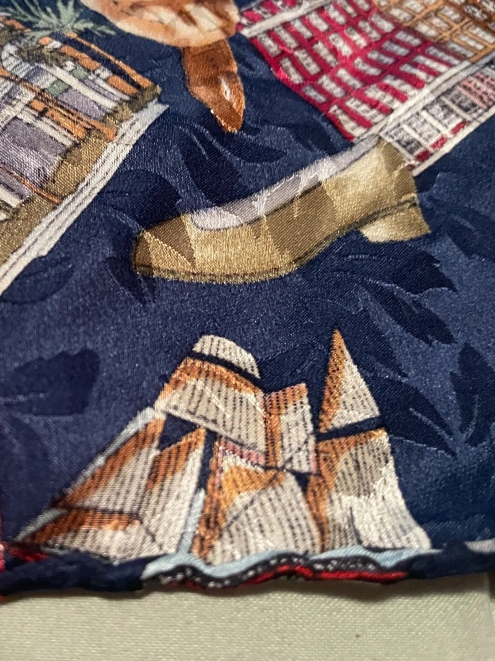Vintage oversize Nicole Miller scarf